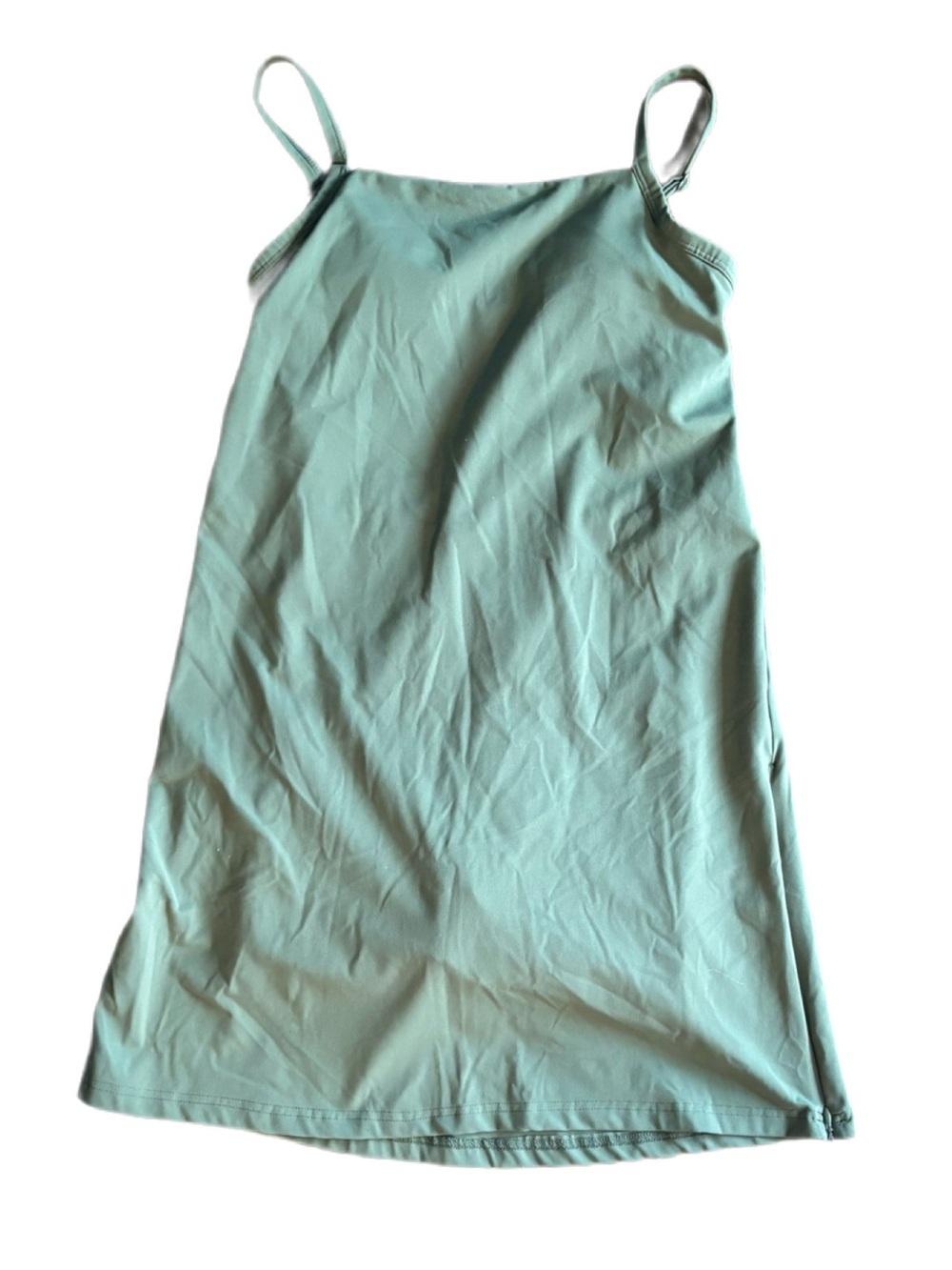FLX Urban Commuter Affirmation Dress with Built-in Bodysuit Green - Size XS